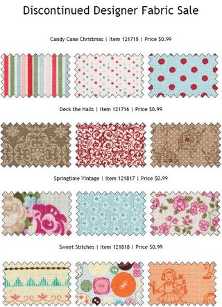 Fabric Sale, stampin up