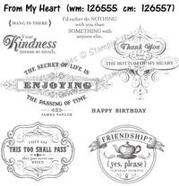 From My Heart, Stampin' Up!, Make an easy greeting Card