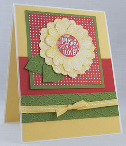 Decorate a Daisy from Stampin’ Up! with Summer Smooches