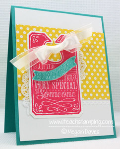 Using Stampin’ Up!’s Chalk Talk to Make a Gift Card