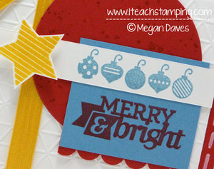 Christmas Card Idea – Christmas Bliss From Stampin’ Up!