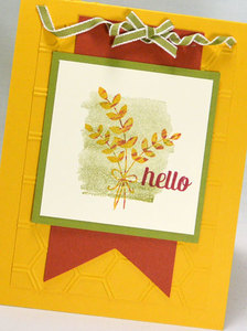 Friday Flip:  Using For All Things from Stampin’ Up! – Fall Card Idea