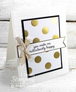 Glamorous Black and Gold Greeting Cards