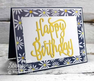 A Simple Paper Frame Makes This Card!