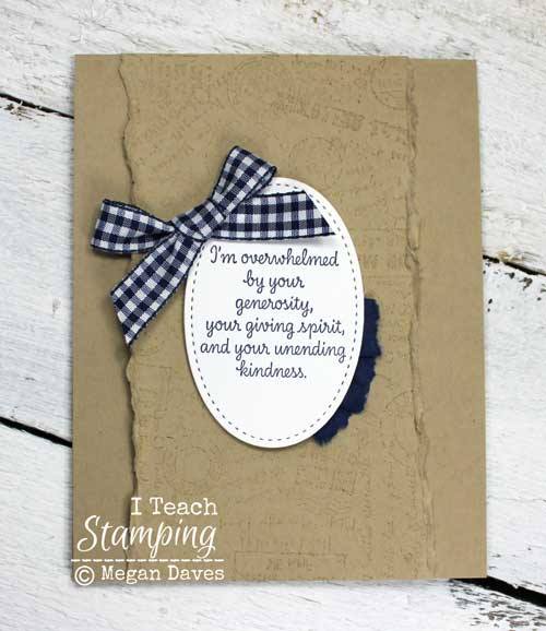 Check out some easy thank you cards to make quickly