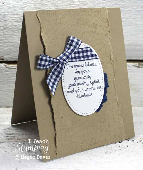 easy thank you cards to make using just a few supplies