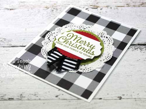 Check out some comfy cozy plaid christmas cards