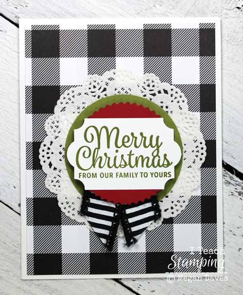 Comfy cozy plaid christmas cards