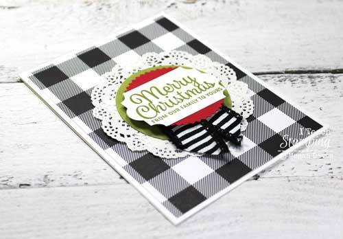 I love plaid christmas cards to warm up the season!