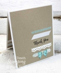 how to use your paper scraps on a card