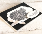 stampin up heartfelt blooms | simple stripes embossing folder