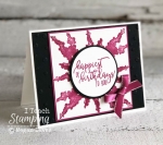 Faux Watercolor Splash Background | Check out this entire card