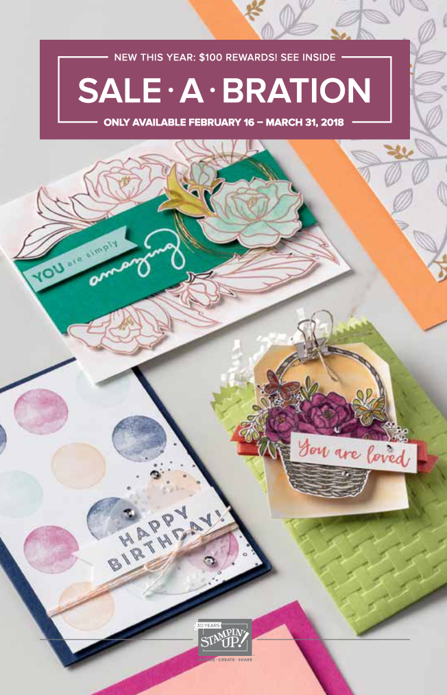 New Items Released for 2018 Sale A Bration with Stampin Up