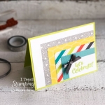 What can you do with washi tape | making a card