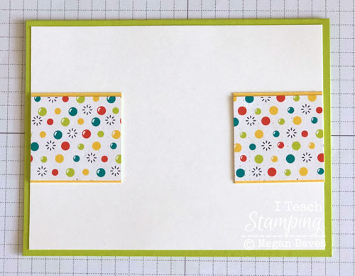 patterned paper for card making | Step 4