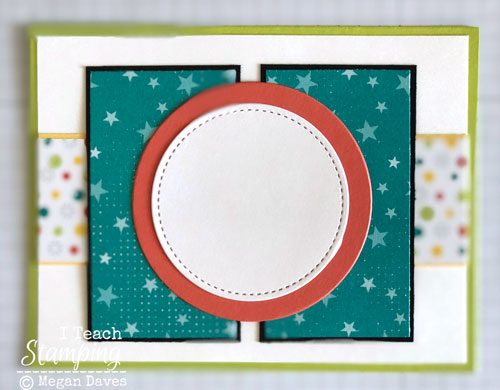 patterned paper for card making | Step 7