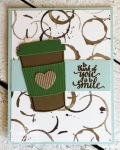 Stampin Up Coffee Break Paper | Mixing Textures