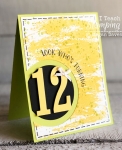 Stampin Up Number of Years | Card for Lea