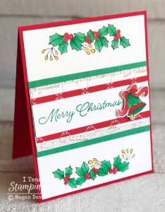 Handmade Christmas Card Using the Blended Seasons Bundle
