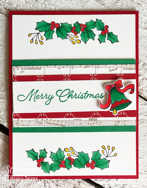 Handmade Christmas Card Using the Blended Seasons Bundle | All the layers