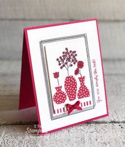 Stampin Up Swirly Frames:  Adding Depth to Your Cards