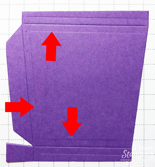 Takeout Treat Boxes from Stampin Up | Step 1