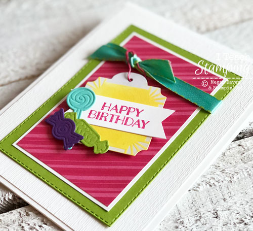 Happy Birthday Card Made with Sweetest Thing Stamp Set and Framelits