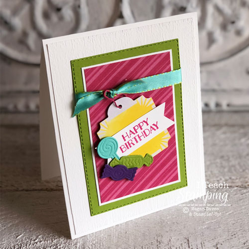 Happy Birthday Card Made with Sweetest Thing Stamp Set and Framelits