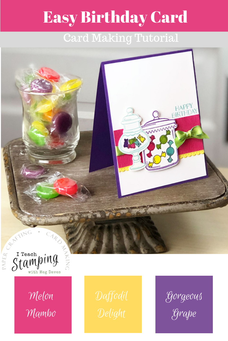 Candy Birthday Card | Make a birthday card with candy