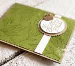 handmade masculine cards | metallic thread