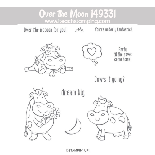 over the moon stampin up