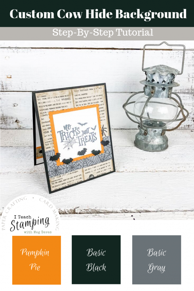 No Tricks, Just Treats Halloween Card | finished project