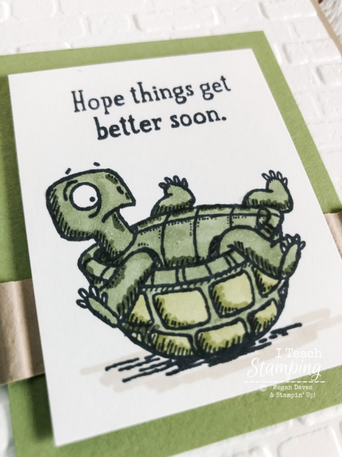 A Funny Get Well Card - Quick and Easy! - I Teach Stamping