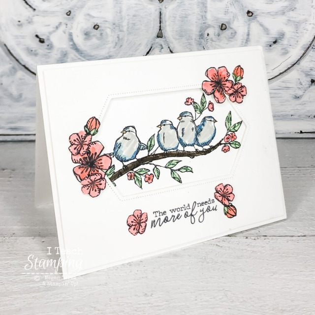 Come see how EASY it is to make this cute bird card with a peek-through window!