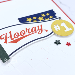 Hooray – Part of Hey There Sports Fans by Stampin’ Up!