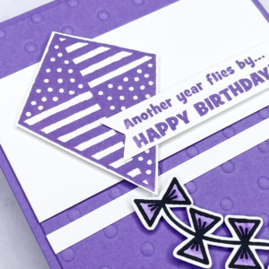 All Purple Handmade Birthday Cards