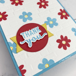 Bright and Cheerful Thank You Card