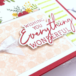 Beautiful Handmade Card with Charming Sentiments